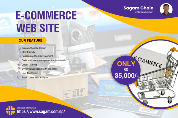 Launch Your E-Commerce Store for Just NRS 35,000/-